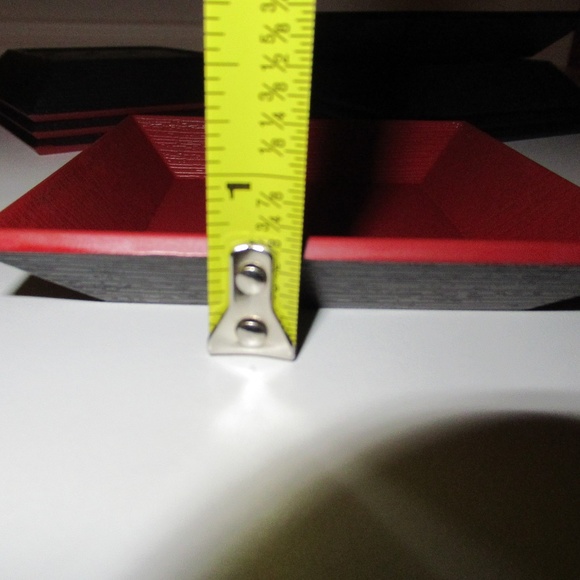 Japanese lacquerware square sauce dishes - Picture 7 of 8